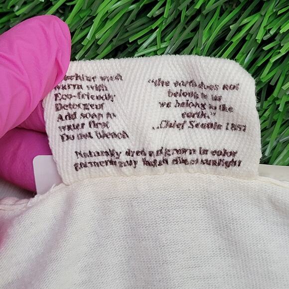 Vintage 1996 Native-American Shirt Womens Large 22x26 Ivory - Picture 10 of 16